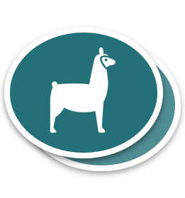 Label-Llama-Oval-Stickers