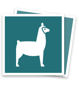 Label-Llama-Square-Stickers