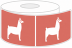 Rectangle Roll Labels - Custom Printing - LabelLlama