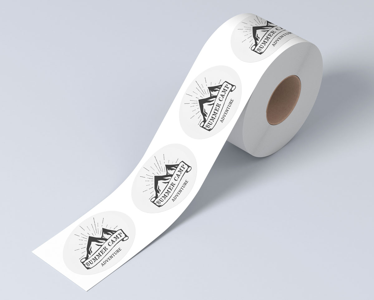 Oval Roll Labels | Upload & Print | Label Llama